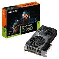 GIGABYTE GeForce RTX 5060 WINDFORCE 8G Tarjeta Gráfica - 8GB GDDR7, 128bit, PCI-E 5.0, 2497 MHz Frecuencia del núcleo, 3 x DisplayPort, 1 x HDMI, GV-N5060WF2-8GD (Espera 4 dias)