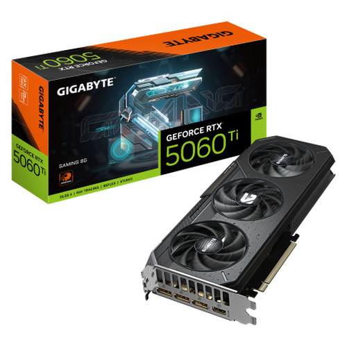 GIGABYTE GeForce RTX 5060 Ti GAMING 8G Tarjeta Gráfica – 8 GB GDDR7, 128 bits, PCI-E 5.0, 2572 MHz Frecuencia del núcleo, 3 x DisplayPort, 1 x HDMI, NVIDIA DLSS 4, GV-N506TGAMING-8GD (Espera 4 dias)-SX20 GIGABYTE GeForce RTX 5060 Ti GAMING 8G Tarjeta Gráfica – 8 GB GDDR7, 128 bits, PCI-E 5.0, 2572 MHz Frecuencia del núcleo, 3 x DisplayPort, 1 x HDMI, NVIDIA DLSS 4, GV-N506TGAMING-8GD (Espera 4 dias)