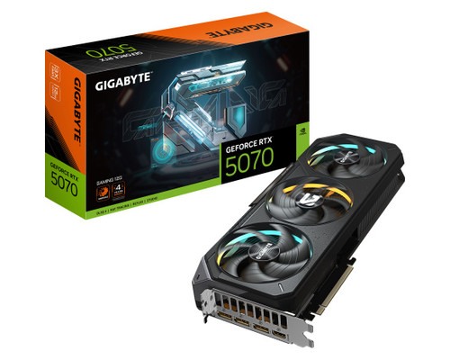 GIGABYTE GeForce RTX 5070 GAMING 12G Tarjeta Gr&aacute;fica &ndash; 12 GB GDDR7, 192 bits, PCI-E 5.0, 2512 MHz Frecuencia del n&uacute;cleo, 3 x DisplayPort, 1 x HDMI, NVIDIA DLSS 4, GV-N5070GAMING-12GD (Espera 4 dias)