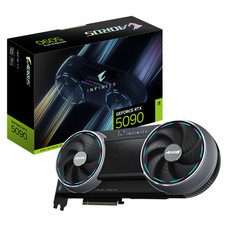 GIGABYTE AORUS GeForce RTX 5090 INFINITY 32G Tarjeta Gr&aacute;fica &ndash; 32GB GDDR7, 512-bit, PCI-E 5.0, reloj de n&uacute;cleo 2730 MHz, 3 &times; DP 2.1b, 1 &times; HDMI 2.1b, DLSS 4, GV-N5090AORUS IF-32GD (Espera 4 dias)