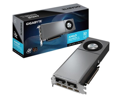 GIGABYTE Radeon AI PRO R9700 AI TOP 32G Tarjeta Gr&aacute;fica &ndash; 32 GB GDDR6, 256 bits, PCI-E 5.0, 2920 MHz Frecuencia del n&uacute;cleo, 3 x DisplayPort, 1 x HDMI, GV-R9700AI TOP-32GD 1.1 (Espera 4 dias)