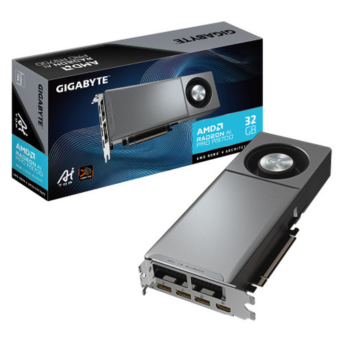 GIGABYTE Radeon AI PRO R9700 AI TOP 32G Tarjeta Gráfica – 32 GB GDDR6, 256 bits, PCI-E 5.0, 2920 MHz Frecuencia del núcleo, 3 x DisplayPort, 1 x HDMI, GV-R9700AI TOP-32GD 1.1 (Espera 4 dias)-SX20 GIGABYTE Radeon AI PRO R9700 AI TOP 32G Tarjeta Gráfica – 32 GB GDDR6, 256 bits, PCI-E 5.0, 2920 MHz Frecuencia del núcleo, 3 x DisplayPort, 1 x HDMI, GV-R9700AI TOP-32GD 1.1 (Espera 4 dias)