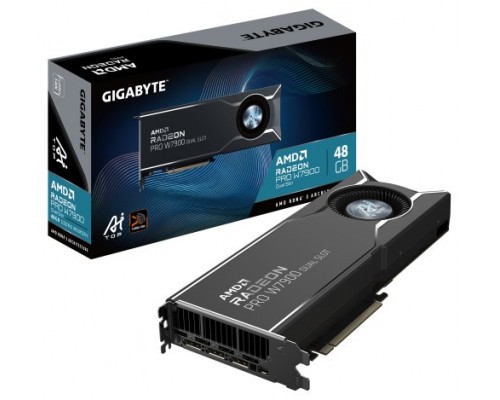 GIGABYTE Radeon PRO W7900 Dual Slot AI TOP 48G - 48GB GDDR6, 384 bits, PCI-E 4.0, 3 x DisplayPort 2.1, W7900 AI TOP 48G (Espera 4 dias)