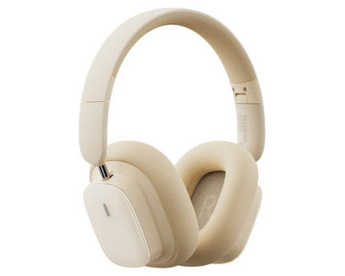 BASEUS BOWIE H1I NOISE-CANCELLATION WIRELESS HEADPHONES STELLAR WHITE (Espera 4 dias)