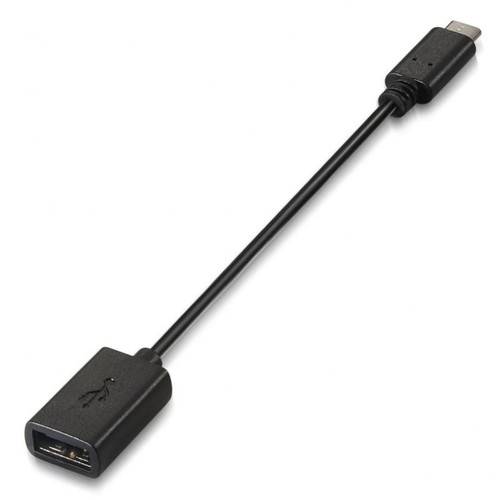 AISENS - CABLE USB 2.0 3A, TIPO USB-C/M-A/H, NEGRO, 15CM