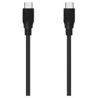 AISENS - CABLE USB 3.2 GEN2X2 20GBPS 8K@30HZ 5A 100W E-MARKER, TIPO USB-C/M-USB-C/M, NEGRO, 2.0M