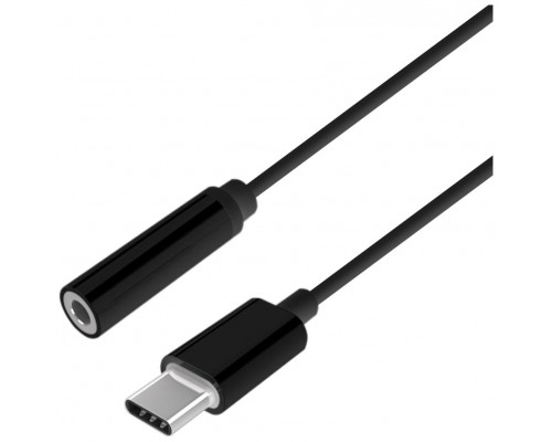 Aisens Conversor USB C/M-JACK 3.5/H negro 15cm