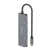 AISENS - HUB USB 3.2 GEN2 10G USB-C, USB-C/M-1xUSB-C/H-3xUSB-A/H, GRIS, 15CM-IR30 AISENS - HUB USB 3.2 GEN2 10G USB-C, USB-C/M-1xUSB-C/H-3xUSB-A/H, GRIS, 15CM