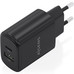 AISENS - CARGADOR GaN 30W, 1xUSB-C PD3.0 QC4.0, 1xUSB-A QC3.0, NEGRO-IR35 AISENS - CARGADOR GaN 30W, 1xUSB-C PD3.0 QC4.0, 1xUSB-A QC3.0, NEGRO