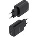 AISENS - CARGADOR GaN 30W, 1xUSB-C PD3.0 QC4.0, 1xUSB-A QC3.0, NEGRO-IR35 AISENS - CARGADOR GaN 30W, 1xUSB-C PD3.0 QC4.0, 1xUSB-A QC3.0, NEGRO