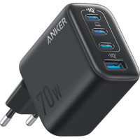 CARGADOR DE PARED ANKER ZOLO 70W 4 PUERTOS PD 3.0-SX35 CARGADOR DE PARED ANKER ZOLO 70W 4 PUERTOS PD 3.0