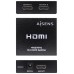 HDMI DUPLICADOR 4K 30HZ 1x2 CON ALIMENTACION NEGRO