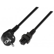 CABLE ALIMENTACION AISENS CABLE TREBOL CEE7 ACODADO/M