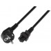 CABLE ALIMENTACION AISENS CABLE TREBOL CEE7 ACODADO/M