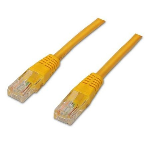 AISENS - CABLE DE RED LATIGUILLO RJ45 CAT.6 UTP AWG24, AMARILLO, 2.0M