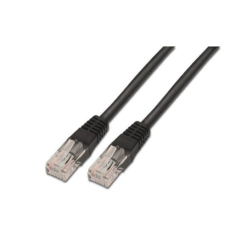AISENS - CABLE DE RED LATIGUILLO RJ45 CAT.6 UTP AWG24, NEGRO, 3.0M-IR61 AISENS - CABLE DE RED LATIGUILLO RJ45 CAT.6 UTP AWG24, NEGRO, 3.0M
