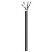 CABLE RED RJ45 CAT.6 FTP RIGIDO AWG24 EXTERIOR NEGRO