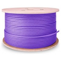 AISENS - CABLE DE RED RJ45 LSZH CAT.6 UTP RIGIDO AWG23 CCA (ALEACION), VIOLETA, 100M