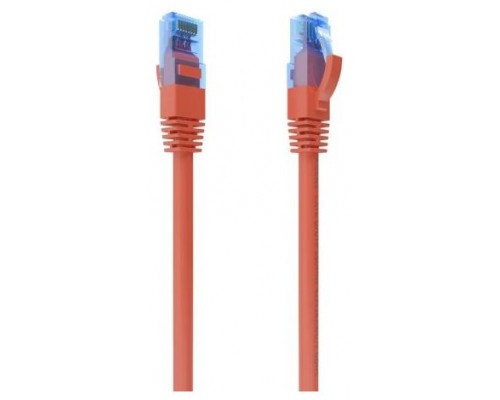 CABLE RED LATIGUILLO RJ45 CAT.6 UTP AWG26 CCA ROJO