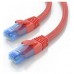 CABLE RED LATIGUILLO RJ45 CAT.6 UTP AWG26 CCA ROJO