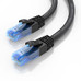 CABLE RED LATIGUILLO RJ45 CAT.6 UTP AWG26 CCA NEGRO