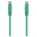 AISENS - CABLE DE RED LATIGUILLO RJ45 LSZH CAT.6A 500 MHZ UTP AWG24, VERDE, 1.5M