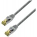 AISENS - CABLE DE RED LATIGUILLO RJ45 LSZH CAT.7 600 MHZ S/FTP PIMF AWG26, GRIS, 25CM