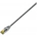 AISENS - CABLE DE RED LATIGUILLO RJ45 LSZH CAT.7 600 MHZ S/FTP PIMF AWG26, GRIS, 25CM