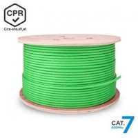 AISENS - Cable de Red RJ45 LSZH CPR Cca CAT.7 600 MHZ S/FTP AWG23, VERDE, 500M