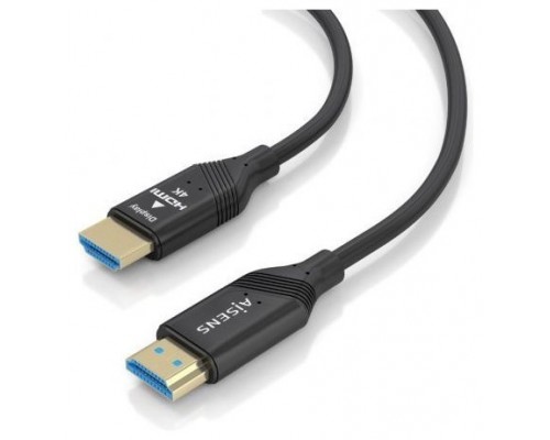 AISENS - CABLE HDMI V2.0 AOC PREMIUM ALTA VELOCIDAD / HEC 4K@60HZ 18GBPS, A/M-A/M, NEGRO, 25M