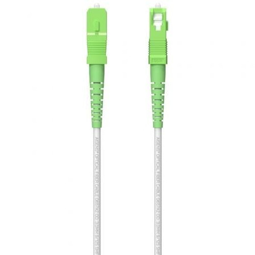 AISENS Cable fibra optica latiguillo 60 M G657A2 3.0 9/125 SMF simplex CPR Dca LSZH, SC/APC-SC/APC,-IR30 AISENS Cable fibra optica latiguillo 60 M G657A2 3.0 9/125 SMF simplex CPR Dca LSZH, SC/APC-SC/APC,