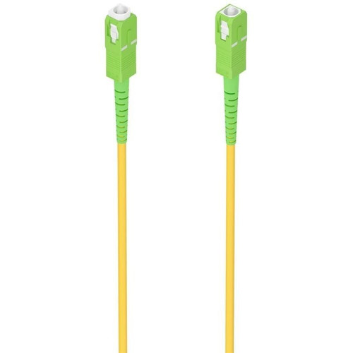 AISENS - CABLE FIBRA OPTICA LATIGUILLO G657A2 3.0 9/125 SMF SIMPLEX CPR DCA LSZH, SC/APC-SC/APC, AMARILLO, 5.0M-IR30 AISENS - CABLE FIBRA OPTICA LATIGUILLO G657A2 3.0 9/125 SMF SIMPLEX CPR DCA LSZH, SC/APC-SC/APC, AMARILLO, 5.0M