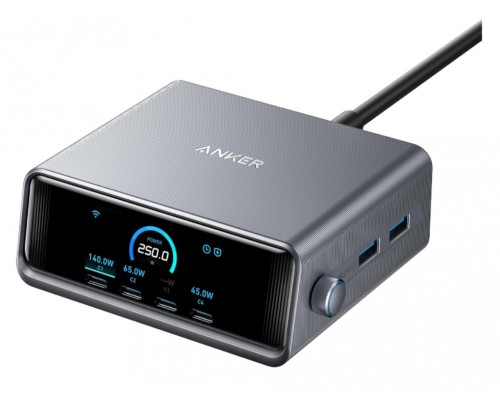 CARGADOR ANKER PRIME CHARGER (250W 6 PORTS GANPRIME)