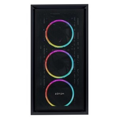 ATX CASE DANUBE KAMP BLACK ARGB-TEMPERED GLASS- 1xUSB