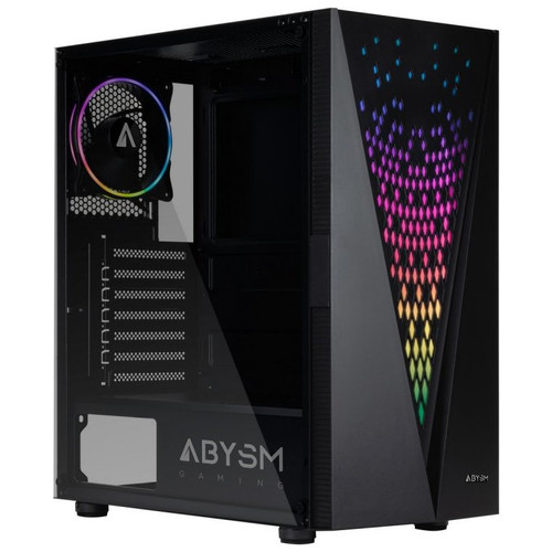 CAJA ATX ABYSM DANUBE KOLPA BLACK 2x3.5"