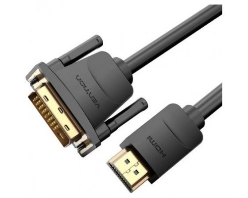 CONVERSOR DVI/M A HDMI/M 1 M NEGRO VENTION (Espera 4 dias)