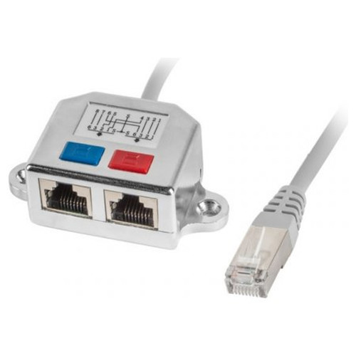 ADAPTADOR LANBERG SPLITTER ETHERNET FTP RJ45 A 2X RJ45-SX61 ADAPTADOR LANBERG SPLITTER ETHERNET FTP RJ45 A 2X RJ45