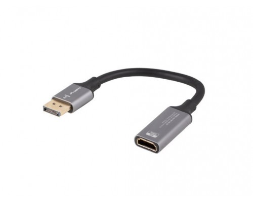 ADAPTADOR LANBERG 4K DISPLAYPORT MACHO/HDMI HEMBRA 20CM