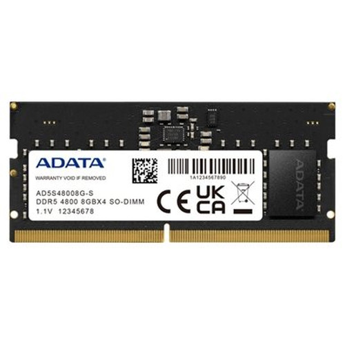 ADATA RAM AD5S48008G-S SO DIMM 8GB 4800Mhz DDR5-IA20 ADATA RAM AD5S48008G-S SO DIMM 8GB 4800Mhz DDR5