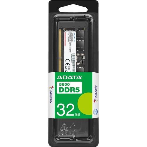 ADATA RAM AD5S560032G-S 32GB 5600Mhz DDR5 SODIMM-IA20 ADATA RAM AD5S560032G-S 32GB 5600Mhz DDR5 SODIMM