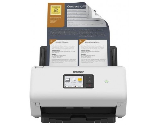 Brother Escáner ADS4550 Dúplex Wifi Red-IA25 Brother Escáner ADS4550 Dúplex Wifi Red