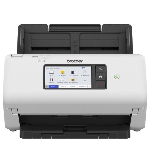 BROTHER Escaner profesional ADS4700W alta velocidad con escaneado a doble cara automatico, tarjeta de red.