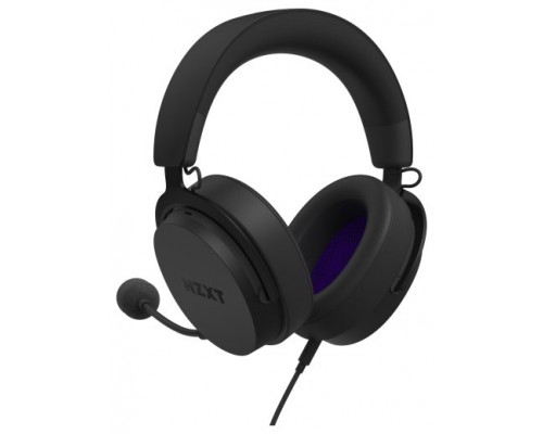 NZXT RELAY AURICULARES CON MICROFONO, DTS, NEGRO (Espera 4 dias)