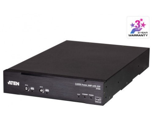 ATEN Amplificador de potencia de 2 x 60 W con DSP (Espera 4 dias)