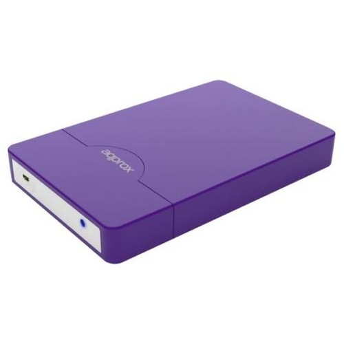CAJA EXTERNA USB 2.5"" SATA SCREWLESS MORADO APPROX (Espera 4 dias)-SX30 CAJA EXTERNA USB 2.5"" SATA SCREWLESS MORADO APPROX (Espera 4 dias)