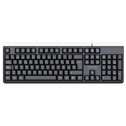 APPROX Teclado X205 USB 2.0 Negro-IA29 APPROX Teclado X205 USB 2.0 Negro