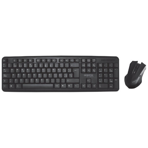 COMBO TECLADO/RATON APPROX MK230 NEGRO-SE30 COMBO TECLADO/RATON APPROX MK230 NEGRO