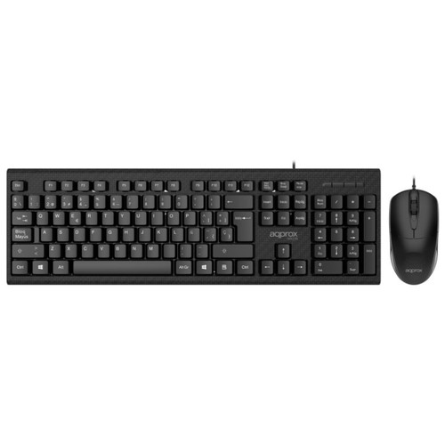 TECLADO + RATON OPTICO MX235 NEGRO APPROX (Espera 4 dias)-SX29 TECLADO + RATON OPTICO MX235 NEGRO APPROX (Espera 4 dias)
