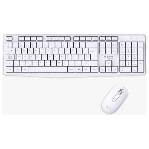 APPROX Teclado+raton inalamb X420W 1000DPI Blanco-IA30 APPROX Teclado+raton inalamb X420W 1000DPI Blanco