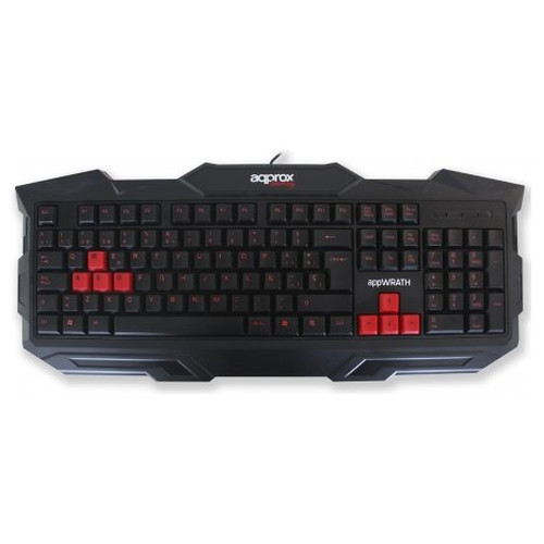 TECLADO APPROX USB APPWRATH GAMING 8 TECLAS ROJAS-SX29 TECLADO APPROX USB APPWRATH GAMING 8 TECLAS ROJAS